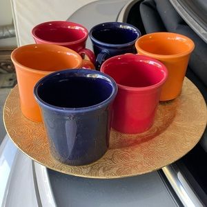 Vintage 90’s Fiestaware cups.